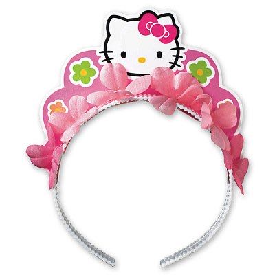 Ободок Hello Kitty Цветы/A