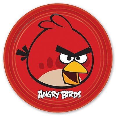 Тарелка Angry Birds 23см 8шт/А